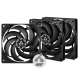 Arctic P12 Slim PWM PST 120 mm 3 Pack Casing Fan