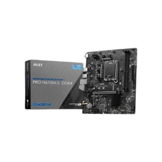 MSI PRO H610M-S DDR4 m-ATX Motherboard