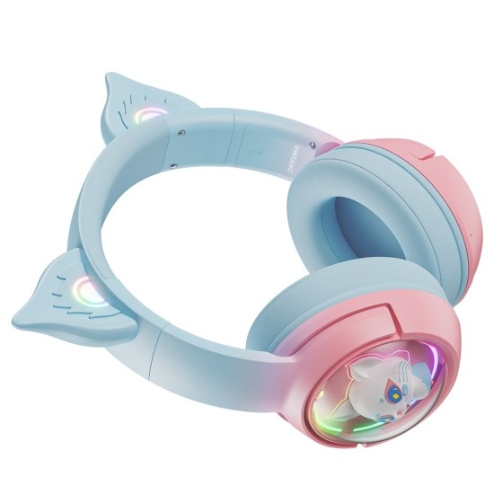 ONIKUMA B5 RGB Cat Ear Tri-Mode Wireless Gaming Headset