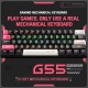 ONIKUMA G55 61 Keys RGB Colorful Lighting Wired Gaming Mechanical Keyboard – Brown Switch