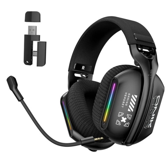 ONIKUMA GT808 Tri-Mode Headphones 2.4GHz Ultra-Low Latency Wireless Gaming Headset