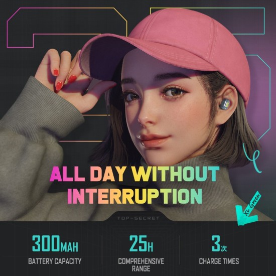 ONIKUMA T20 TWS Gaming Wireless Bluetooth Earbuds