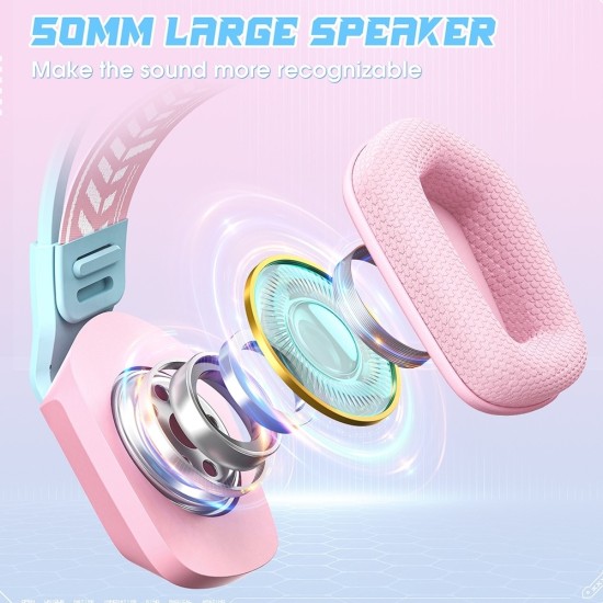 ONIKUMA X13 RGB Colorful Lighting Wired Gaming Headset with Microphone