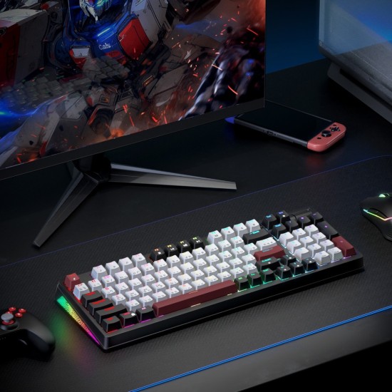 Onikuma G56 Tri-Mode Wireless Hot-swappable Mechanical Keyboard