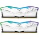 TEAM T-FORCE DELTA RGB 16GB 8000MHz DDR5 Gaming RAM White